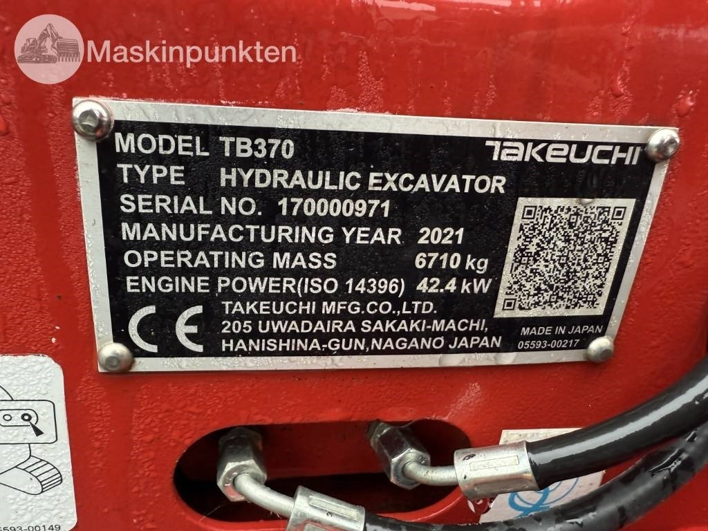 Takeuchi TB 370 - Bager gusjeničar: slika Takeuchi TB 370 - Bager gusjeničar Takeuchi TB 370 - Bager gusjeničar: slika Takeuchi TB 370 - Bager gusjeničar