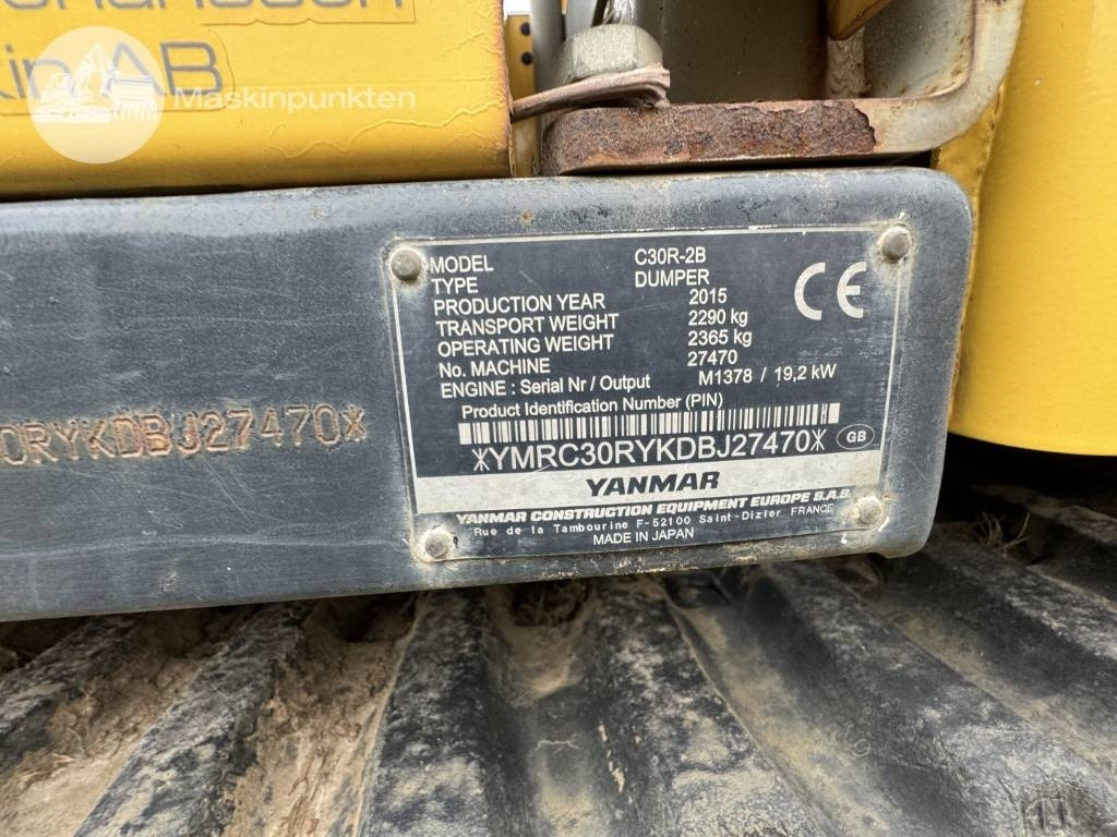Mini istovarivač Yanmar C 30 R-2 B: slika Mini istovarivač Yanmar C 30 R-2 B