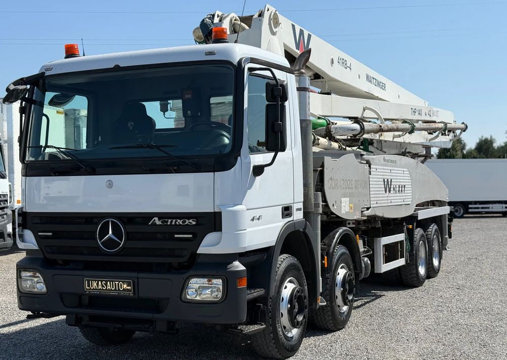 Mercedes-Benz ACTROS 4141 8X4 42 M GOTOWA DO PRACY - Beton pumpa: slika Mercedes-Benz ACTROS 4141 8X4 42 M GOTOWA DO PRACY - Beton pumpa Mercedes-Benz ACTROS 4141 8X4 42 M GOTOWA DO PRACY - Beton pumpa: slika Mercedes-Benz ACTROS 4141 8X4 42 M GOTOWA DO PRACY - Beton pumpa