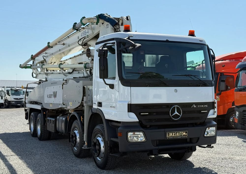 Mercedes-Benz ACTROS 4141 8X4 42 M GOTOWA DO PRACY - Beton pumpa: slika Mercedes-Benz ACTROS 4141 8X4 42 M GOTOWA DO PRACY - Beton pumpa Mercedes-Benz ACTROS 4141 8X4 42 M GOTOWA DO PRACY - Beton pumpa: slika Mercedes-Benz ACTROS 4141 8X4 42 M GOTOWA DO PRACY - Beton pumpa