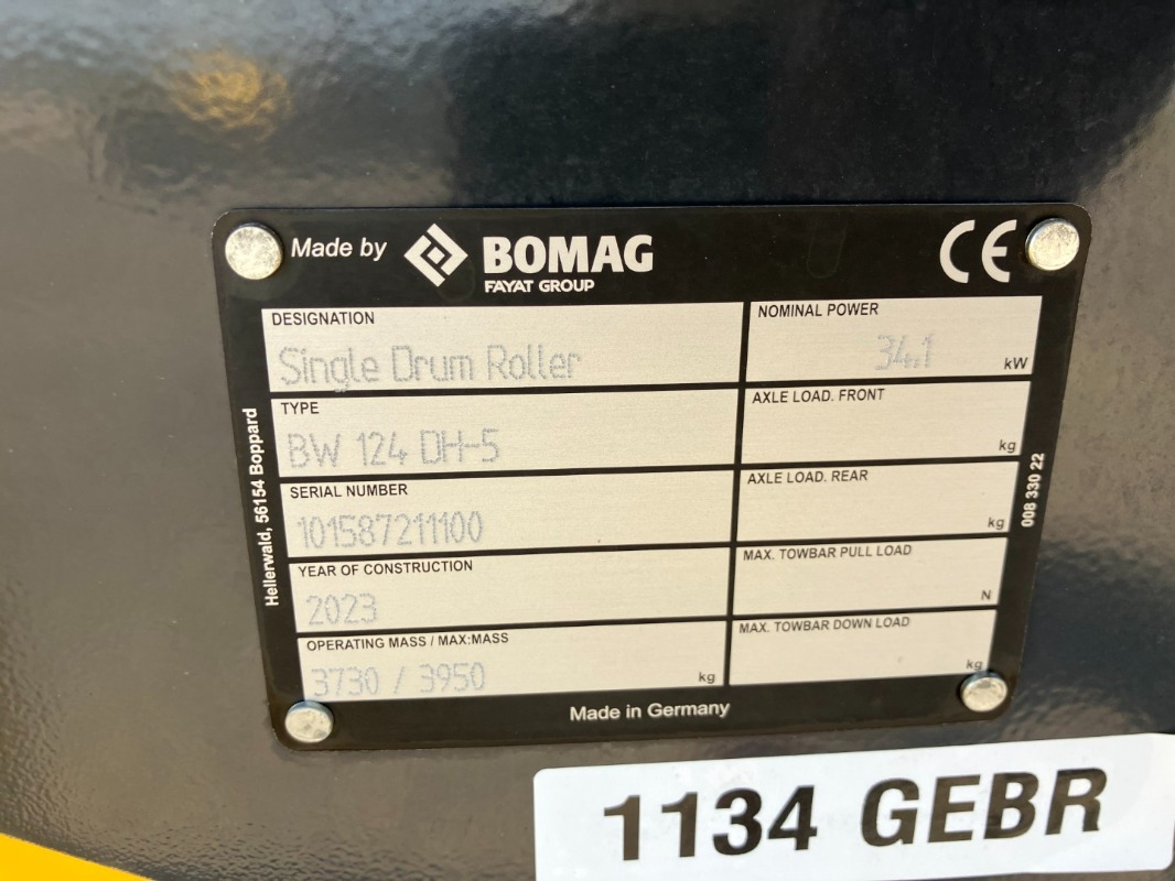 BOMAG DE BW 124 DH-5 Stage V/Tier 4f - Valjak: slika BOMAG DE BW 124 DH-5 Stage V/Tier 4f - Valjak BOMAG DE BW 124 DH-5 Stage V/Tier 4f - Valjak: slika BOMAG DE BW 124 DH-5 Stage V/Tier 4f - Valjak