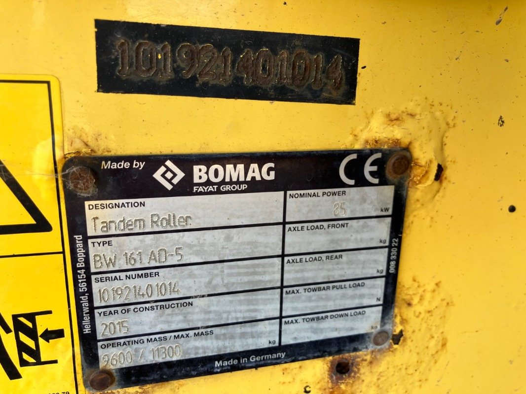BOMAG DE BW 161 AD-5 Stage IIIb/Tier 4i - Cestovni valjak: slika BOMAG DE BW 161 AD-5 Stage IIIb/Tier 4i - Cestovni valjak BOMAG DE BW 161 AD-5 Stage IIIb/Tier 4i - Cestovni valjak: slika BOMAG DE BW 161 AD-5 Stage IIIb/Tier 4i - Cestovni valjak