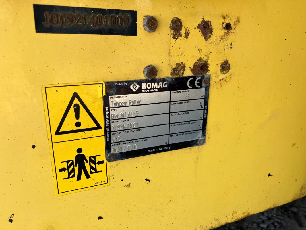 BOMAG DE BW 161 AD-5 Stage IIIb/Tier 4i - Cestovni valjak: slika BOMAG DE BW 161 AD-5 Stage IIIb/Tier 4i - Cestovni valjak BOMAG DE BW 161 AD-5 Stage IIIb/Tier 4i - Cestovni valjak: slika BOMAG DE BW 161 AD-5 Stage IIIb/Tier 4i - Cestovni valjak