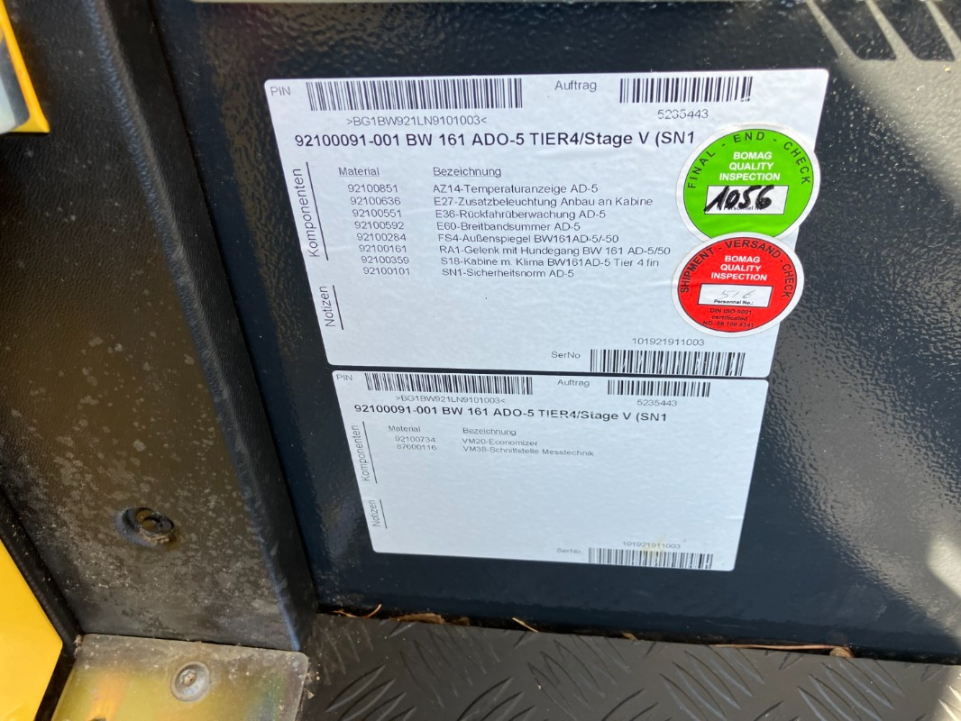 BOMAG DE BW 161 ADO-5 STage V/Tier 4f - Cestovni valjak: slika BOMAG DE BW 161 ADO-5 STage V/Tier 4f - Cestovni valjak BOMAG DE BW 161 ADO-5 STage V/Tier 4f - Cestovni valjak: slika BOMAG DE BW 161 ADO-5 STage V/Tier 4f - Cestovni valjak