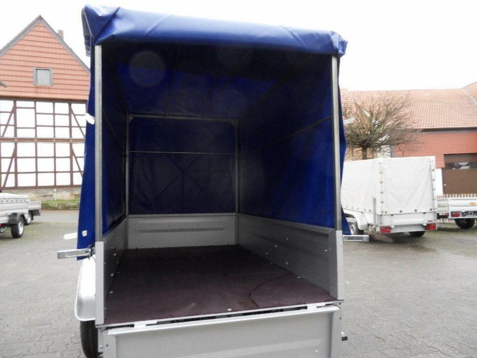 Auto prikolica Pkw Anhänger, 1000 kg - Plane und Spriegel, 100 km/h: slika Auto prikolica Pkw Anhänger, 1000 kg - Plane und Spriegel, 100 km/h