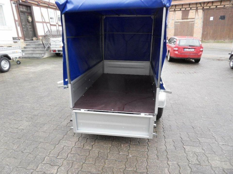 Auto prikolica Pkw Anhänger, 1000 kg - Plane und Spriegel, 100 km/h: slika Auto prikolica Pkw Anhänger, 1000 kg - Plane und Spriegel, 100 km/h