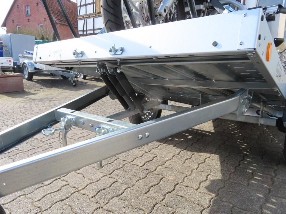 TPV KD-MU-T3 Motorradanhänger PKW-Anhänger 100km/h - Prikolica za motocikl: slika TPV KD-MU-T3 Motorradanhänger PKW-Anhänger 100km/h - Prikolica za motocikl TPV KD-MU-T3 Motorradanhänger PKW-Anhänger 100km/h - Prikolica za motocikl: slika TPV KD-MU-T3 Motorradanhänger PKW-Anhänger 100km/h - Prikolica za motocikl