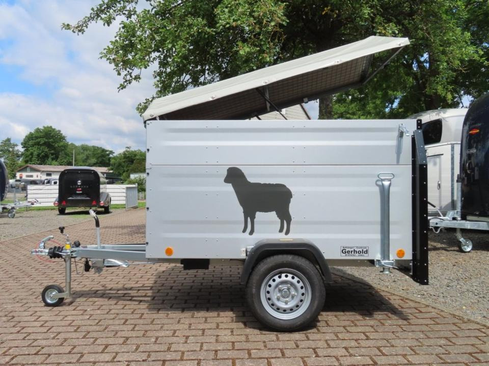 TPV Kleinviehanhänger 1,0t Flügeltür Viehanhänger Ziegen Schafe - Prikolica za prijevoz stoke: slika TPV Kleinviehanhänger 1,0t Flügeltür Viehanhänger Ziegen Schafe - Prikolica za prijevoz stoke TPV Kleinviehanhänger 1,0t Flügeltür Viehanhänger Ziegen Schafe - Prikolica za prijevoz stoke: slika TPV Kleinviehanhänger 1,0t Flügeltür Viehanhänger Ziegen Schafe - Prikolica za prijevoz stoke