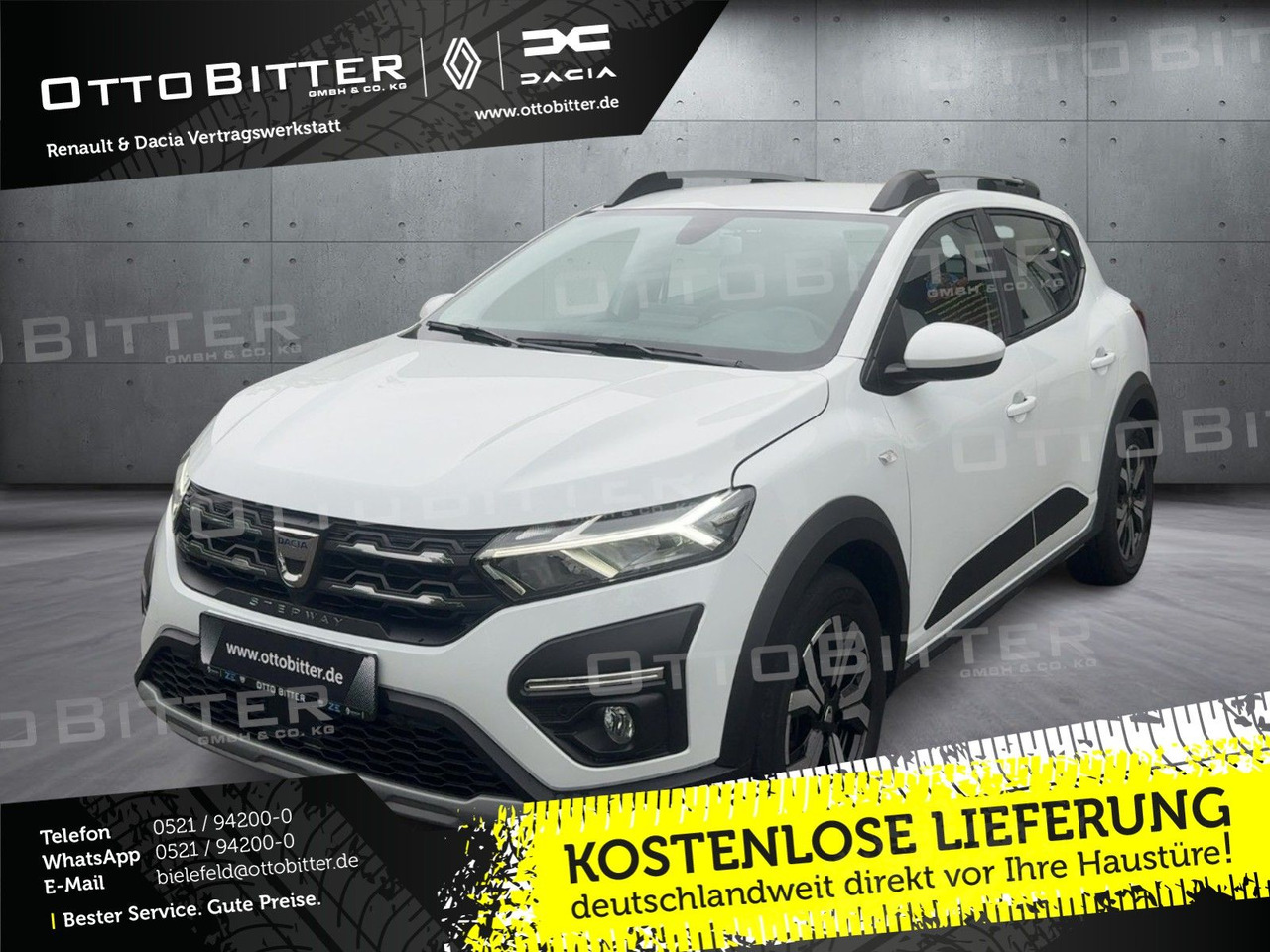 Dacia Sandero Stepway Comfort TCe90 ALU/KAMERA/NAVI - Limuzina: slika Dacia Sandero Stepway Comfort TCe90 ALU/KAMERA/NAVI - Limuzina Dacia Sandero Stepway Comfort TCe90 ALU/KAMERA/NAVI - Limuzina: slika Dacia Sandero Stepway Comfort TCe90 ALU/KAMERA/NAVI - Limuzina