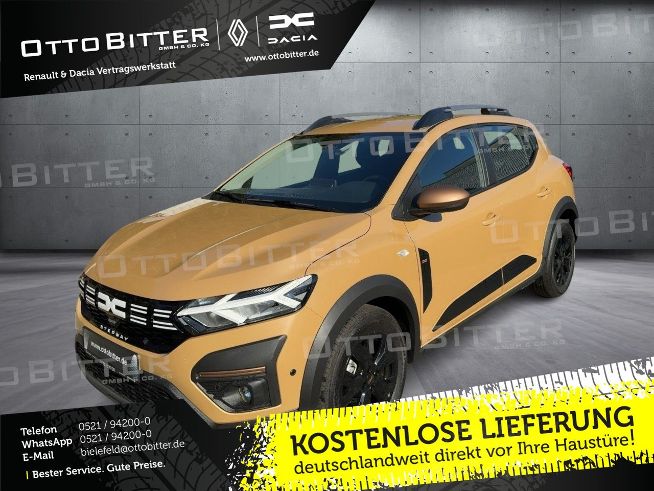 Dacia Sandero Stepway Extreme TCe110 CITY-PAKET/NAVI - Limuzina: slika Dacia Sandero Stepway Extreme TCe110 CITY-PAKET/NAVI - Limuzina Dacia Sandero Stepway Extreme TCe110 CITY-PAKET/NAVI - Limuzina: slika Dacia Sandero Stepway Extreme TCe110 CITY-PAKET/NAVI - Limuzina