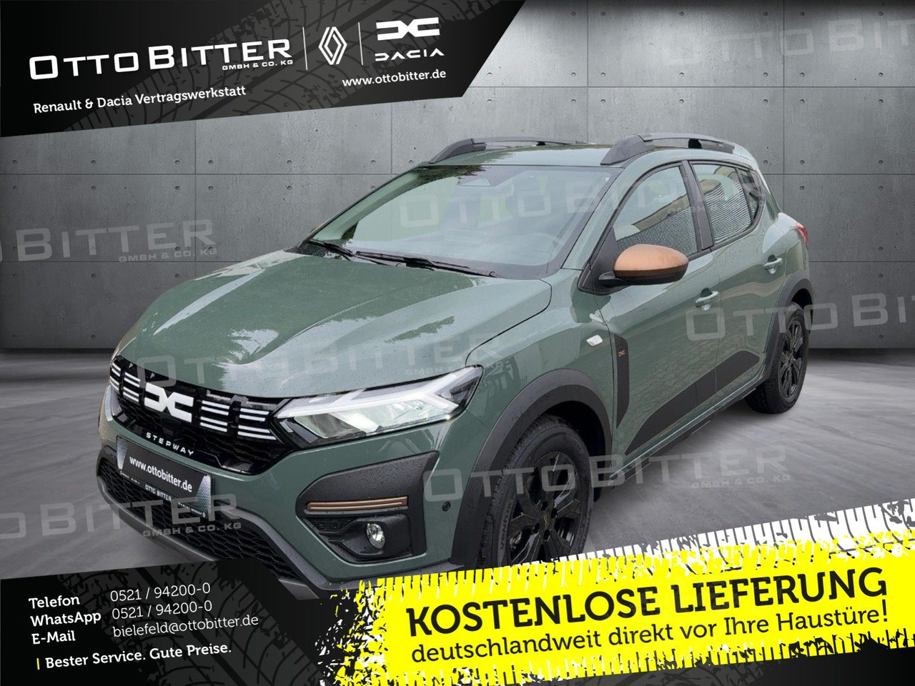 Dacia Sandero Stepway Extreme TCe110 CITY-PAKET - Limuzina: slika Dacia Sandero Stepway Extreme TCe110 CITY-PAKET - Limuzina Dacia Sandero Stepway Extreme TCe110 CITY-PAKET - Limuzina: slika Dacia Sandero Stepway Extreme TCe110 CITY-PAKET - Limuzina