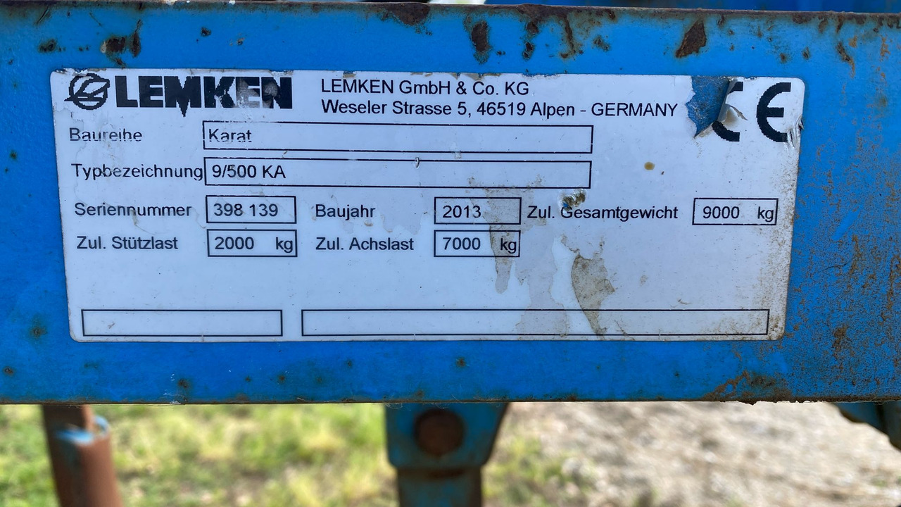 LEMKEN COLTIVATORE KARAT 9/500 KA - Kultivator: slika LEMKEN COLTIVATORE KARAT 9/500 KA - Kultivator LEMKEN COLTIVATORE KARAT 9/500 KA - Kultivator: slika LEMKEN COLTIVATORE KARAT 9/500 KA - Kultivator