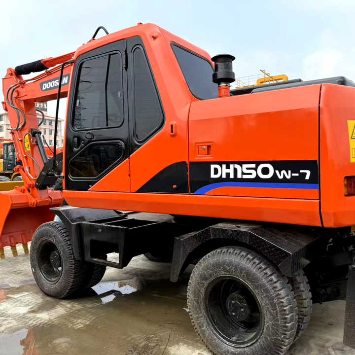 90% Brand New Doosan Brand Dh150w-7 Wheel Excavator in Stock Used Korea Brand Doosan Dh55 Dh60 Dh150 Dh210 Excavator for Sale - Bager na kotačima: slika 90% Brand New Doosan Brand Dh150w-7 Wheel Excavator in Stock Used Korea Brand Doosan Dh55 Dh60 Dh150 Dh210 Excavator for Sale - Bager na kotačima 90% Brand New Doosan Brand Dh150w-7 Wheel Excavator in Stock Used Korea Brand Doosan Dh55 Dh60 Dh150 Dh210 Excavator for Sale - Bager na kotačima: slika 90% Brand New Doosan Brand Dh150w-7 Wheel Excavator in Stock Used Korea Brand Doosan Dh55 Dh60 Dh150 Dh210 Excavator for Sale - Bager na kotačima