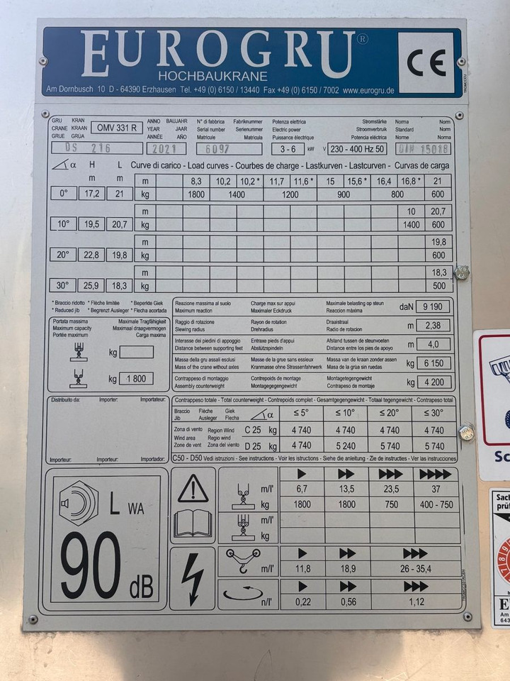 Eurogru DS216 Kran - Brzomontažna dizalica: slika Eurogru DS216 Kran - Brzomontažna dizalica Eurogru DS216 Kran - Brzomontažna dizalica: slika Eurogru DS216 Kran - Brzomontažna dizalica