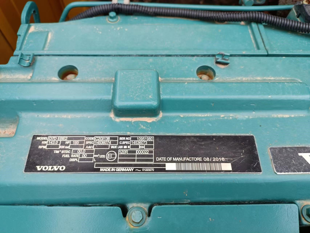 VOLVO D7D - Motor za Bager: slika VOLVO D7D - Motor za Bager VOLVO D7D - Motor za Bager: slika VOLVO D7D - Motor za Bager