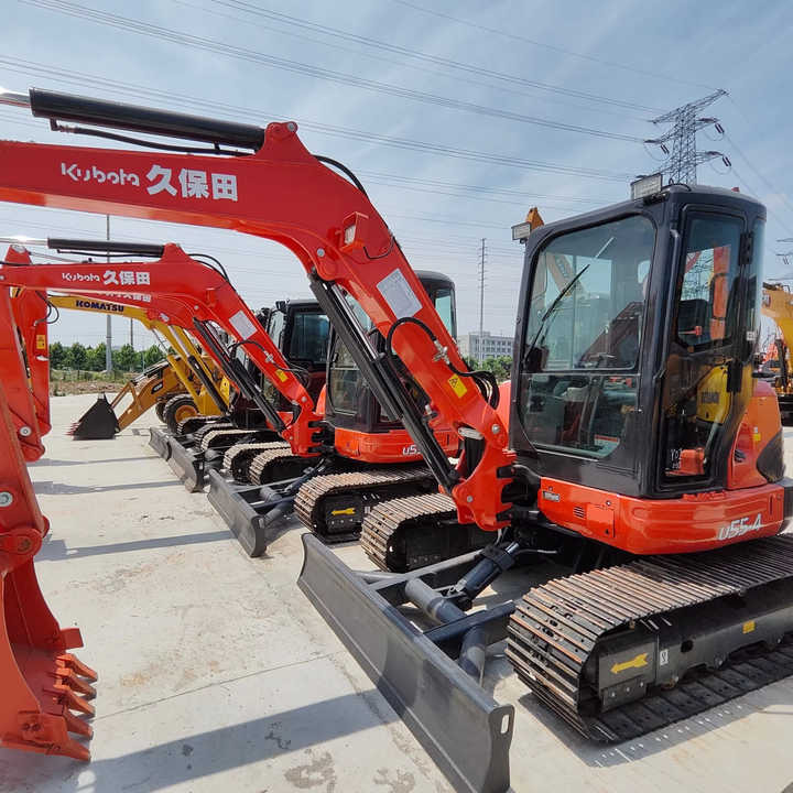 Perfect Condition Kubota U55-4 Japan Brand Mini Excavator with Pusher for Sale Kubota U25 35 55 5tons - Bager: slika Perfect Condition Kubota U55-4 Japan Brand Mini Excavator with Pusher for Sale Kubota U25 35 55 5tons - Bager Perfect Condition Kubota U55-4 Japan Brand Mini Excavator with Pusher for Sale Kubota U25 35 55 5tons - Bager: slika Perfect Condition Kubota U55-4 Japan Brand Mini Excavator with Pusher for Sale Kubota U25 35 55 5tons - Bager