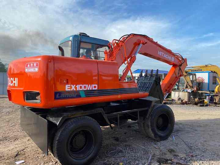 Used Hitachi Ex100WD Wheel Excavator for Sale Japan Made Hitachi Ex100wd Wheeled Excavator for Sale - Bager gusjeničar: slika Used Hitachi Ex100WD Wheel Excavator for Sale Japan Made Hitachi Ex100wd Wheeled Excavator for Sale - Bager gusjeničar Used Hitachi Ex100WD Wheel Excavator for Sale Japan Made Hitachi Ex100wd Wheeled Excavator for Sale - Bager gusjeničar: slika Used Hitachi Ex100WD Wheel Excavator for Sale Japan Made Hitachi Ex100wd Wheeled Excavator for Sale - Bager gusjeničar