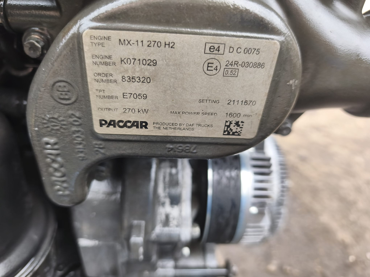 DAF Paccar MX-11 270 H2 DAF CF - Motor za Kamion: slika DAF Paccar MX-11 270 H2 DAF CF - Motor za Kamion DAF Paccar MX-11 270 H2 DAF CF - Motor za Kamion: slika DAF Paccar MX-11 270 H2 DAF CF - Motor za Kamion