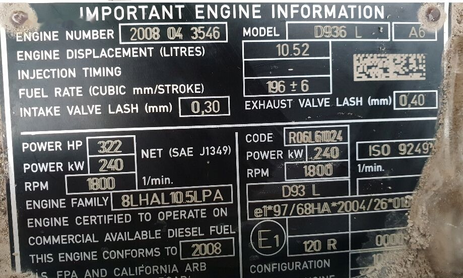 Liebherr D936L A6 - Motor za Utovarivač na kotačima: slika Liebherr D936L A6 - Motor za Utovarivač na kotačima Liebherr D936L A6 - Motor za Utovarivač na kotačima: slika Liebherr D936L A6 - Motor za Utovarivač na kotačima