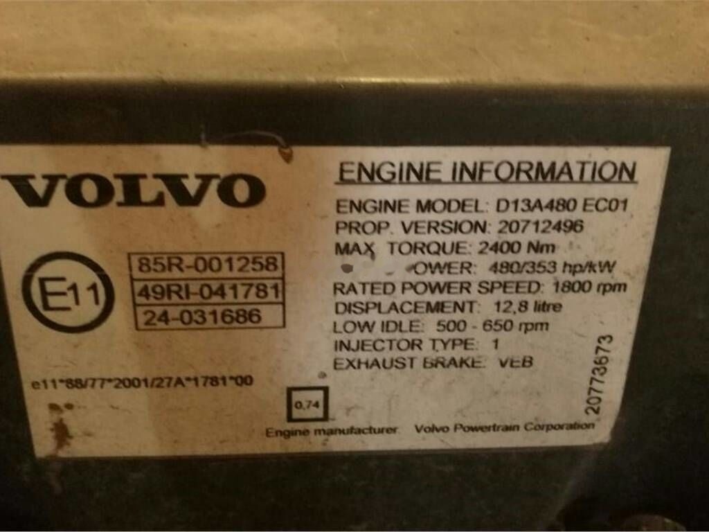 Volvo D13A 480 Volvo FH13 - Motor za Kamion: slika Volvo D13A 480 Volvo FH13 - Motor za Kamion Volvo D13A 480 Volvo FH13 - Motor za Kamion: slika Volvo D13A 480 Volvo FH13 - Motor za Kamion