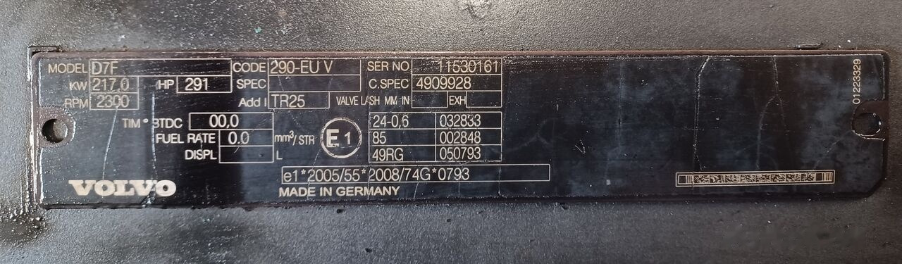 Volvo D7F 290 E5 Volvo FL - Motor za Kamion: slika Volvo D7F 290 E5 Volvo FL - Motor za Kamion Volvo D7F 290 E5 Volvo FL - Motor za Kamion: slika Volvo D7F 290 E5 Volvo FL - Motor za Kamion