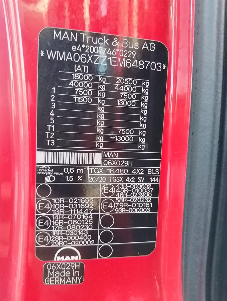 Zakup  MAN TGX 18 480 MAN TGX 18 480: slika Zakup  MAN TGX 18 480 MAN TGX 18 480