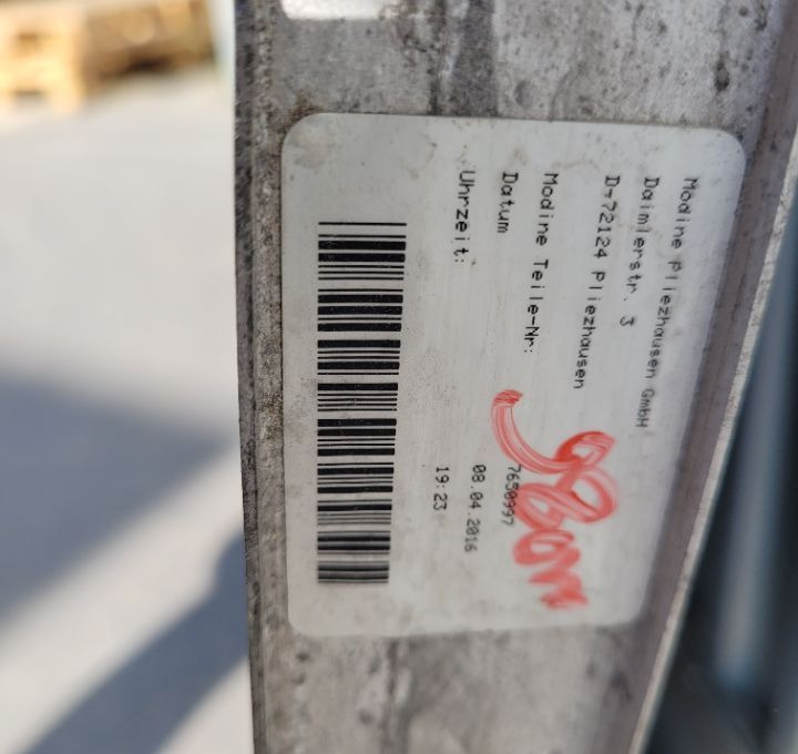 CHŁODNICA WODY MAN TGX E6 MODINE 7650997 98CM SZCZELNA - Hladnjak za Kamion: slika CHŁODNICA WODY MAN TGX E6 MODINE 7650997 98CM SZCZELNA - Hladnjak za Kamion CHŁODNICA WODY MAN TGX E6 MODINE 7650997 98CM SZCZELNA - Hladnjak za Kamion: slika CHŁODNICA WODY MAN TGX E6 MODINE 7650997 98CM SZCZELNA - Hladnjak za Kamion