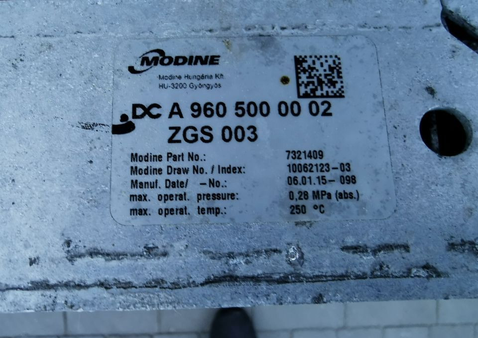 INTERCOOLER MERCREES ACTROS MP4 A9605000002 - Međuhladnjak: slika INTERCOOLER MERCREES ACTROS MP4 A9605000002 - Međuhladnjak INTERCOOLER MERCREES ACTROS MP4 A9605000002 - Međuhladnjak: slika INTERCOOLER MERCREES ACTROS MP4 A9605000002 - Međuhladnjak