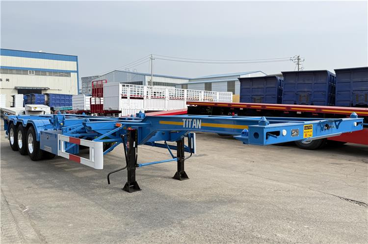 TITAN 3 Axle 40 foot Container Trailer for Sale In Senegal - Poluprikolica-šasija: slika TITAN 3 Axle 40 foot Container Trailer for Sale In Senegal - Poluprikolica-šasija TITAN 3 Axle 40 foot Container Trailer for Sale In Senegal - Poluprikolica-šasija: slika TITAN 3 Axle 40 foot Container Trailer for Sale In Senegal - Poluprikolica-šasija