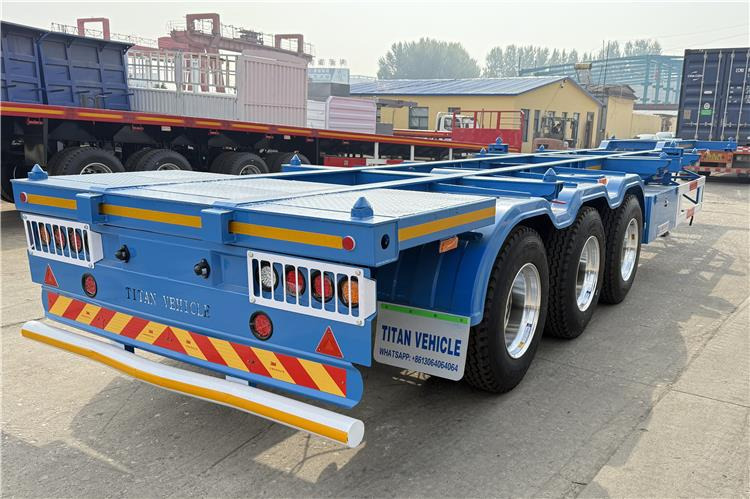 TITAN 3 Axle 40 foot Container Trailer for Sale In Senegal - Poluprikolica-šasija: slika TITAN 3 Axle 40 foot Container Trailer for Sale In Senegal - Poluprikolica-šasija TITAN 3 Axle 40 foot Container Trailer for Sale In Senegal - Poluprikolica-šasija: slika TITAN 3 Axle 40 foot Container Trailer for Sale In Senegal - Poluprikolica-šasija