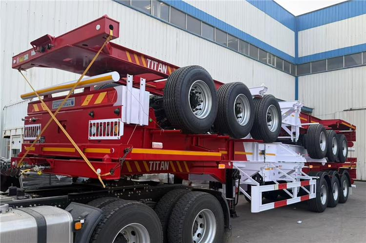TITAN 3 Axle 40ft Container Chassis Trailer for Sale In Guam - Poluprikolica-šasija: slika TITAN 3 Axle 40ft Container Chassis Trailer for Sale In Guam - Poluprikolica-šasija TITAN 3 Axle 40ft Container Chassis Trailer for Sale In Guam - Poluprikolica-šasija: slika TITAN 3 Axle 40ft Container Chassis Trailer for Sale In Guam - Poluprikolica-šasija