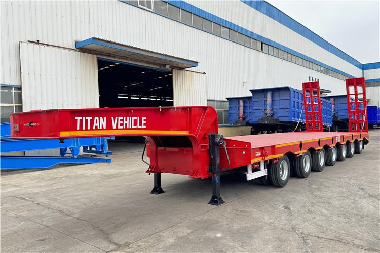 TITAN 7 Axle 120 Ton Lowbed Trailer for Sale In Saudi Arabia - Poluprikolica s niskim utovarivačem: slika TITAN 7 Axle 120 Ton Lowbed Trailer for Sale In Saudi Arabia - Poluprikolica s niskim utovarivačem TITAN 7 Axle 120 Ton Lowbed Trailer for Sale In Saudi Arabia - Poluprikolica s niskim utovarivačem: slika TITAN 7 Axle 120 Ton Lowbed Trailer for Sale In Saudi Arabia - Poluprikolica s niskim utovarivačem
