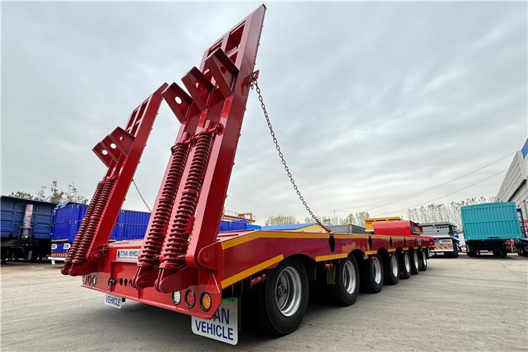 TITAN 7 Axle 120 Ton Lowbed Trailer for Sale In Saudi Arabia - Poluprikolica s niskim utovarivačem: slika TITAN 7 Axle 120 Ton Lowbed Trailer for Sale In Saudi Arabia - Poluprikolica s niskim utovarivačem TITAN 7 Axle 120 Ton Lowbed Trailer for Sale In Saudi Arabia - Poluprikolica s niskim utovarivačem: slika TITAN 7 Axle 120 Ton Lowbed Trailer for Sale In Saudi Arabia - Poluprikolica s niskim utovarivačem