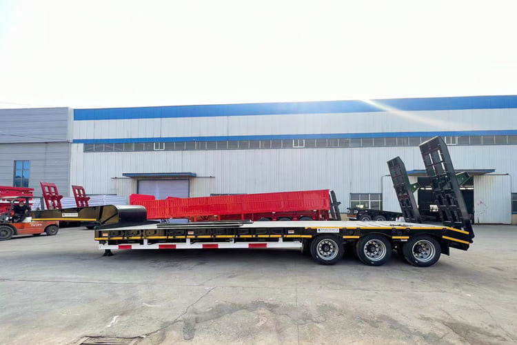 TITAN Low Bed Semi Trailer for Sale in Saudi Arabia - Poluprikolica s niskim utovarivačem: slika TITAN Low Bed Semi Trailer for Sale in Saudi Arabia - Poluprikolica s niskim utovarivačem TITAN Low Bed Semi Trailer for Sale in Saudi Arabia - Poluprikolica s niskim utovarivačem: slika TITAN Low Bed Semi Trailer for Sale in Saudi Arabia - Poluprikolica s niskim utovarivačem