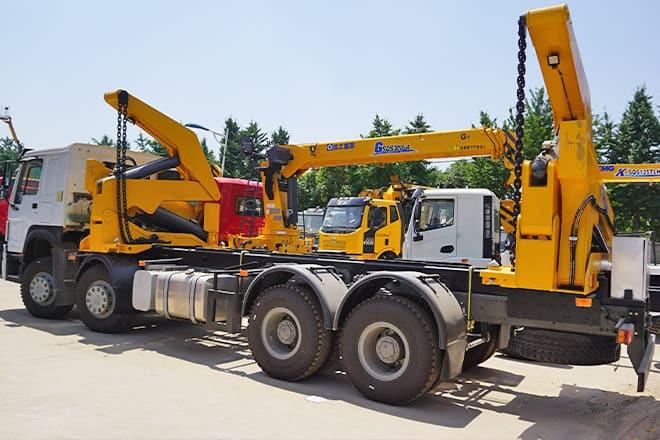 XCMG 20Ft Container Side Lift Truck for Sale in Guyana - Transporter kontejnera/ Kamion s izmjenjivim sanducima: slika XCMG 20Ft Container Side Lift Truck for Sale in Guyana - Transporter kontejnera/ Kamion s izmjenjivim sanducima XCMG 20Ft Container Side Lift Truck for Sale in Guyana - Transporter kontejnera/ Kamion s izmjenjivim sanducima: slika XCMG 20Ft Container Side Lift Truck for Sale in Guyana - Transporter kontejnera/ Kamion s izmjenjivim sanducima
