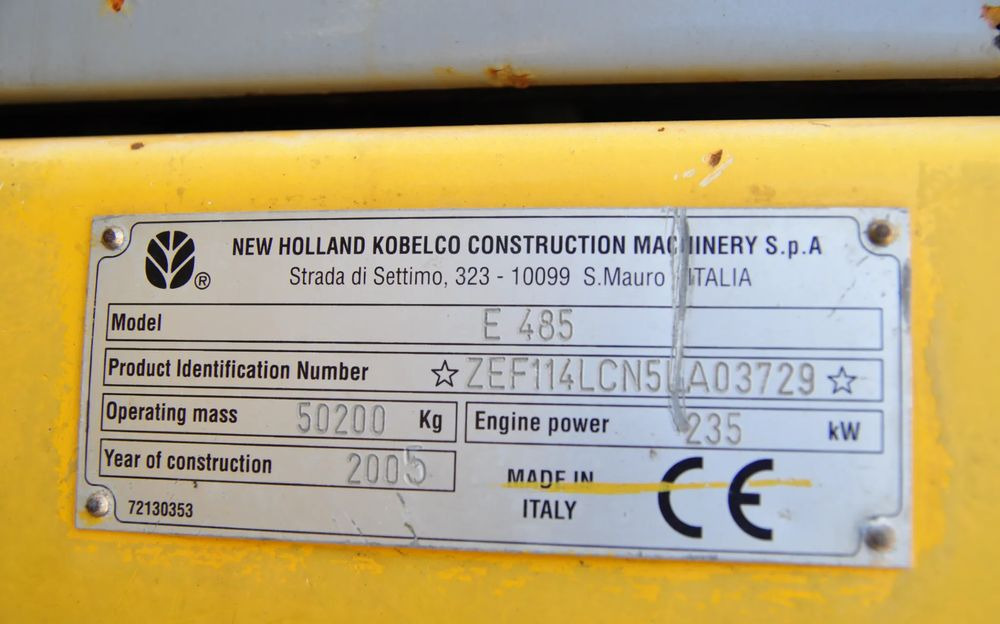 Siłownik koparki New Holland E 485 - Hidraulika: slika Siłownik koparki New Holland E 485 - Hidraulika Siłownik koparki New Holland E 485 - Hidraulika: slika Siłownik koparki New Holland E 485 - Hidraulika