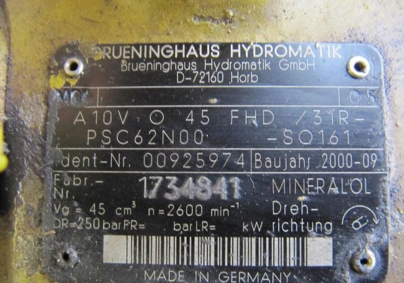 POMPA HYDRAULICZNA Atlas Liebherr A10v - Hidraulična pumpa: slika POMPA HYDRAULICZNA Atlas Liebherr A10v - Hidraulična pumpa POMPA HYDRAULICZNA Atlas Liebherr A10v - Hidraulična pumpa: slika POMPA HYDRAULICZNA Atlas Liebherr A10v - Hidraulična pumpa