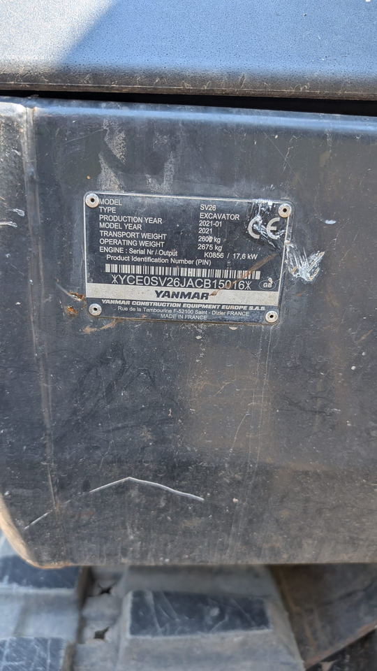 YANMAR SV26 - Mini bager: slika YANMAR SV26 - Mini bager YANMAR SV26 - Mini bager: slika YANMAR SV26 - Mini bager