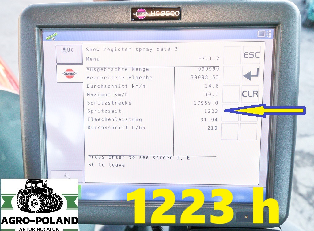 HARDI ALPHA 4100 EVO - 2014 ROK - H-165 CM - 1223 h - AUTOPILOT - 40 km/h - 24 M - Samopogonjena prskalica: slika HARDI ALPHA 4100 EVO - 2014 ROK - H-165 CM - 1223 h - AUTOPILOT - 40 km/h - 24 M - Samopogonjena prskalica HARDI ALPHA 4100 EVO - 2014 ROK - H-165 CM - 1223 h - AUTOPILOT - 40 km/h - 24 M - Samopogonjena prskalica: slika HARDI ALPHA 4100 EVO - 2014 ROK - H-165 CM - 1223 h - AUTOPILOT - 40 km/h - 24 M - Samopogonjena prskalica