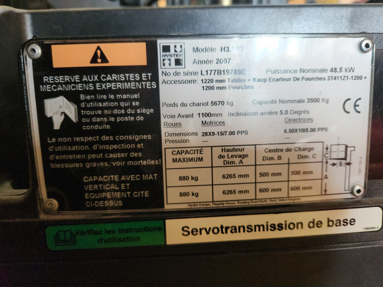 HYSTER H3.5FT - Diesel viličar: slika HYSTER H3.5FT - Diesel viličar HYSTER H3.5FT - Diesel viličar: slika HYSTER H3.5FT - Diesel viličar