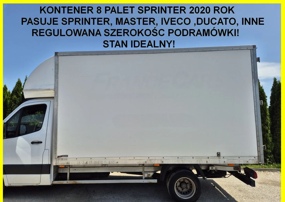 Kontener 8 palet Sprinter 2020, regulowana szerokość podramówki, Iveco, Ducato, Master, Inne, stan idealny! - Izmjenjivi sanduk - kutija: slika Kontener 8 palet Sprinter 2020, regulowana szerokość podramówki, Iveco, Ducato, Master, Inne, stan idealny! - Izmjenjivi sanduk - kutija Kontener 8 palet Sprinter 2020, regulowana szerokość podramówki, Iveco, Ducato, Master, Inne, stan idealny! - Izmjenjivi sanduk - kutija: slika Kontener 8 palet Sprinter 2020, regulowana szerokość podramówki, Iveco, Ducato, Master, Inne, stan idealny! - Izmjenjivi sanduk - kutija