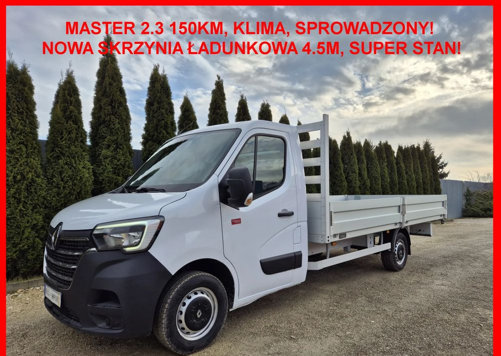 Renault Master 2.3 150KM/ Nowa Skrzynia 4.5m/ - Dostavno vozilo s ravnom platformom: slika Renault Master 2.3 150KM/ Nowa Skrzynia 4.5m/ - Dostavno vozilo s ravnom platformom Renault Master 2.3 150KM/ Nowa Skrzynia 4.5m/ - Dostavno vozilo s ravnom platformom: slika Renault Master 2.3 150KM/ Nowa Skrzynia 4.5m/ - Dostavno vozilo s ravnom platformom