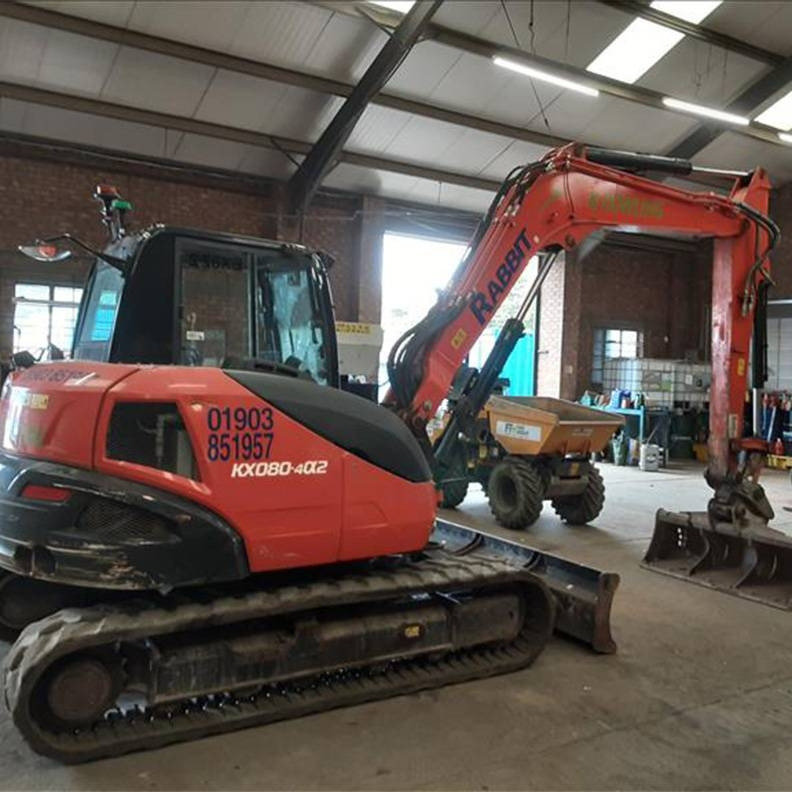 Kubota KX080-4a2 - Mini bager: slika Kubota KX080-4a2 - Mini bager Kubota KX080-4a2 - Mini bager: slika Kubota KX080-4a2 - Mini bager