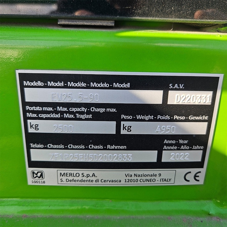 Merlo EW25.5 - Teleskopski rukovatelj: slika Merlo EW25.5 - Teleskopski rukovatelj Merlo EW25.5 - Teleskopski rukovatelj: slika Merlo EW25.5 - Teleskopski rukovatelj