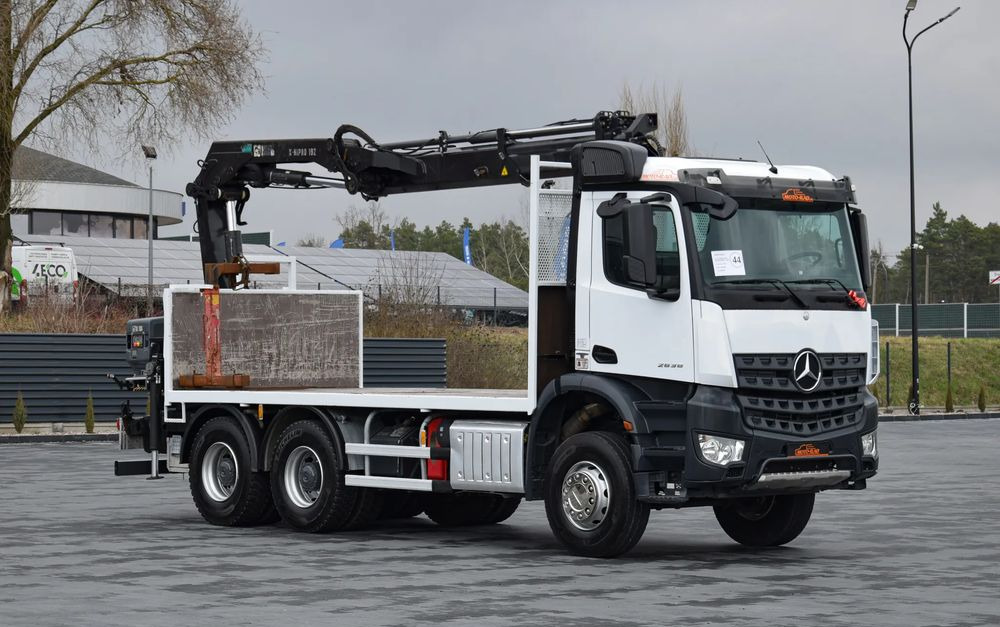 Mercedes-Benz AROCS 2636 / 6x4 / HIAB X-HIPRO 192 E-3 / WYSUW x3 / ROTATOR / STEROWANIE RADIOWE / UDT / PODPORY HYDRAULICZNE / AUTOMAT / KAMERA COFANIA / NISKI PRZEBIEG / SPROWADZONY - Kamion s otvorenim sandukom, Kamion s kranom: slika Mercedes-Benz AROCS 2636 / 6x4 / HIAB X-HIPRO 192 E-3 / WYSUW x3 / ROTATOR / STEROWANIE RADIOWE / UDT / PODPORY HYDRAULICZNE / AUTOMAT / KAMERA COFANIA / NISKI PRZEBIEG / SPROWADZONY - Kamion s otvorenim sandukom, Kamion s kranom Mercedes-Benz AROCS 2636 / 6x4 / HIAB X-HIPRO 192 E-3 / WYSUW x3 / ROTATOR / STEROWANIE RADIOWE / UDT / PODPORY HYDRAULICZNE / AUTOMAT / KAMERA COFANIA / NISKI PRZEBIEG / SPROWADZONY - Kamion s otvorenim sandukom, Kamion s kranom: slika Mercedes-Benz AROCS 2636 / 6x4 / HIAB X-HIPRO 192 E-3 / WYSUW x3 / ROTATOR / STEROWANIE RADIOWE / UDT / PODPORY HYDRAULICZNE / AUTOMAT / KAMERA COFANIA / NISKI PRZEBIEG / SPROWADZONY - Kamion s otvorenim sandukom, Kamion s kranom