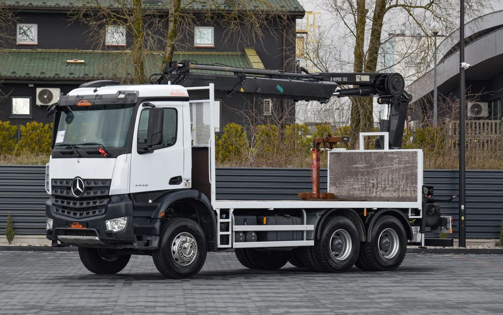 Mercedes-Benz AROCS 2636 / 6x4 / HIAB X-HIPRO 192 E-3 / WYSUW x3 / ROTATOR / STEROWANIE RADIOWE / UDT / PODPORY HYDRAULICZNE / AUTOMAT / KAMERA COFANIA / NISKI PRZEBIEG / SPROWADZONY - Kamion s otvorenim sandukom, Kamion s kranom: slika Mercedes-Benz AROCS 2636 / 6x4 / HIAB X-HIPRO 192 E-3 / WYSUW x3 / ROTATOR / STEROWANIE RADIOWE / UDT / PODPORY HYDRAULICZNE / AUTOMAT / KAMERA COFANIA / NISKI PRZEBIEG / SPROWADZONY - Kamion s otvorenim sandukom, Kamion s kranom Mercedes-Benz AROCS 2636 / 6x4 / HIAB X-HIPRO 192 E-3 / WYSUW x3 / ROTATOR / STEROWANIE RADIOWE / UDT / PODPORY HYDRAULICZNE / AUTOMAT / KAMERA COFANIA / NISKI PRZEBIEG / SPROWADZONY - Kamion s otvorenim sandukom, Kamion s kranom: slika Mercedes-Benz AROCS 2636 / 6x4 / HIAB X-HIPRO 192 E-3 / WYSUW x3 / ROTATOR / STEROWANIE RADIOWE / UDT / PODPORY HYDRAULICZNE / AUTOMAT / KAMERA COFANIA / NISKI PRZEBIEG / SPROWADZONY - Kamion s otvorenim sandukom, Kamion s kranom