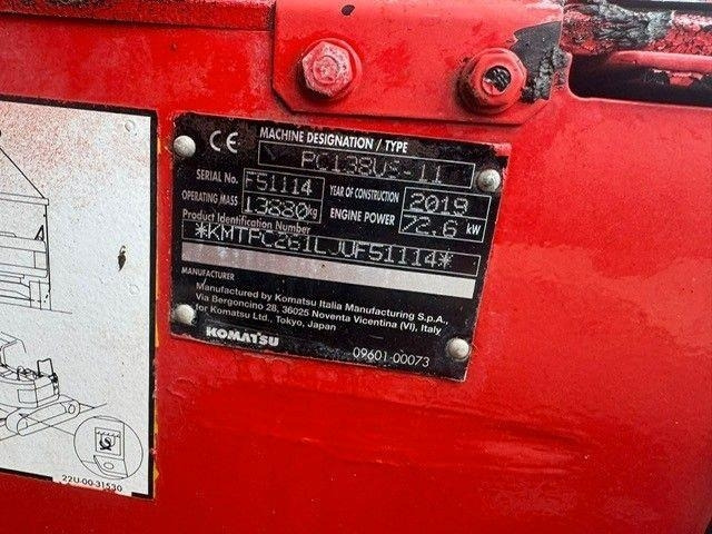 Komatsu 138US-11 - Bager gusjeničar: slika Komatsu 138US-11 - Bager gusjeničar Komatsu 138US-11 - Bager gusjeničar: slika Komatsu 138US-11 - Bager gusjeničar