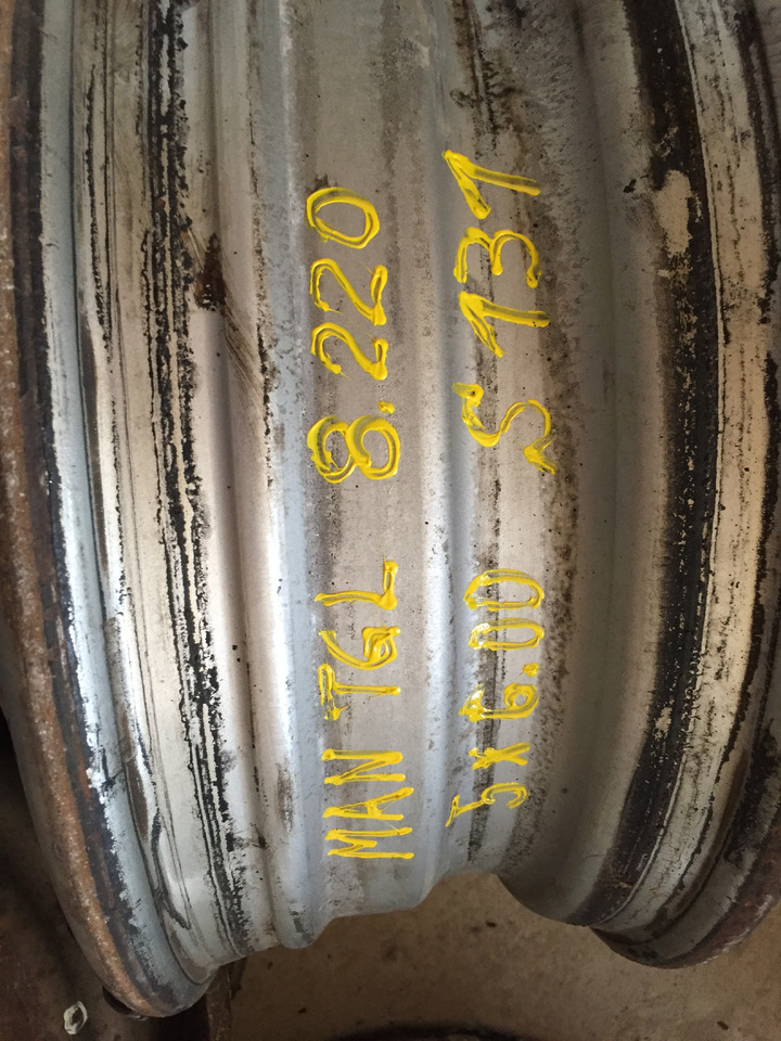 Gebrauchte Felgen 5 J x 6,00 für Reifengröße 215 x 75 x 17,5, Artikel - Nr. : 99.99999 - 9999 - Felga za Kamion: slika Gebrauchte Felgen 5 J x 6,00 für Reifengröße 215 x 75 x 17,5, Artikel - Nr. : 99.99999 - 9999 - Felga za Kamion Gebrauchte Felgen 5 J x 6,00 für Reifengröße 215 x 75 x 17,5, Artikel - Nr. : 99.99999 - 9999 - Felga za Kamion: slika Gebrauchte Felgen 5 J x 6,00 für Reifengröße 215 x 75 x 17,5, Artikel - Nr. : 99.99999 - 9999 - Felga za Kamion