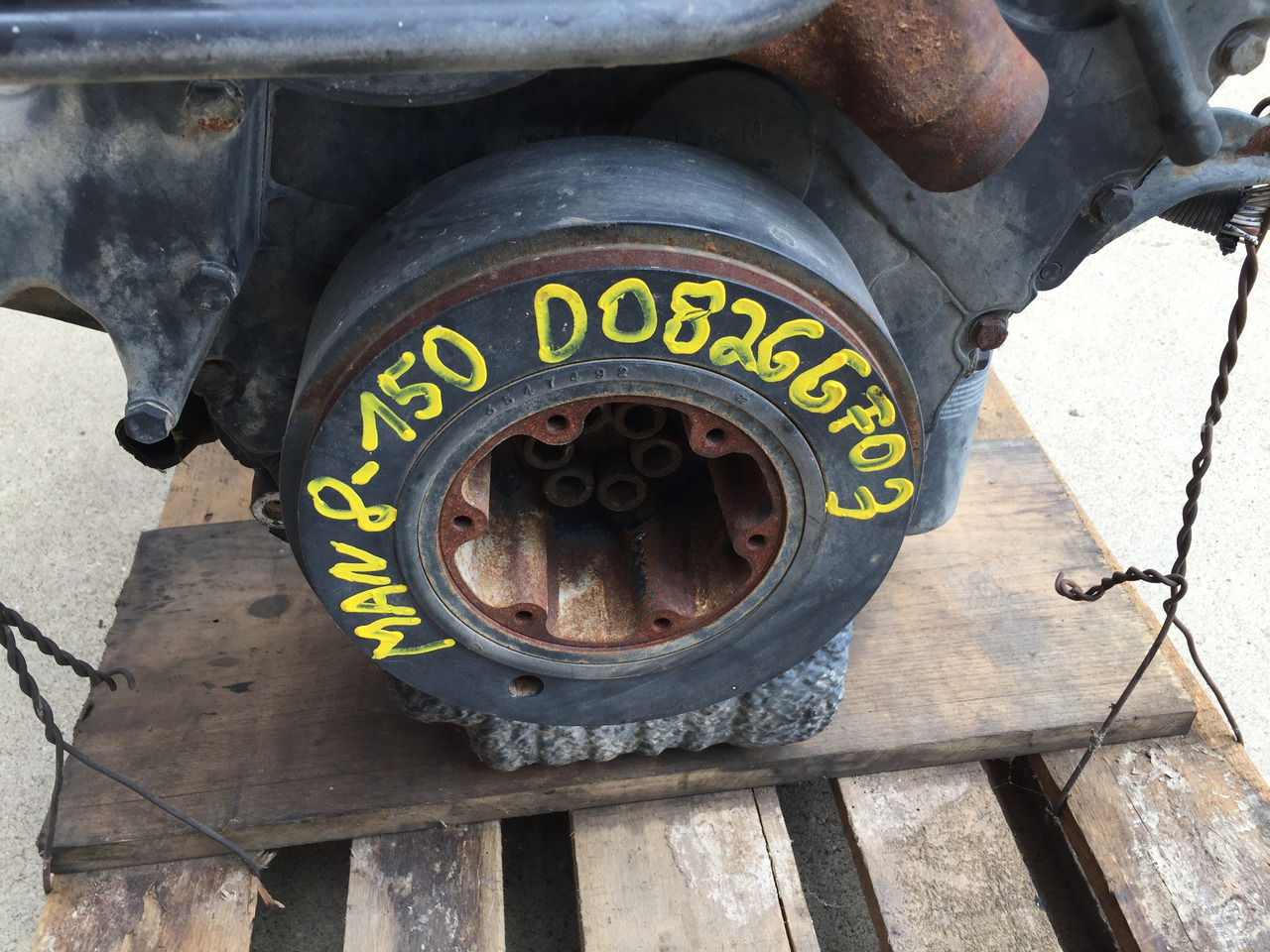 Gebrauchter MAN Motor 8.150, Motortyp : D 0826 GF 03, Artikel - Nr. : 81.99999 - 9999 - Motor za Kamion: slika Gebrauchter MAN Motor 8.150, Motortyp : D 0826 GF 03, Artikel - Nr. : 81.99999 - 9999 - Motor za Kamion Gebrauchter MAN Motor 8.150, Motortyp : D 0826 GF 03, Artikel - Nr. : 81.99999 - 9999 - Motor za Kamion: slika Gebrauchter MAN Motor 8.150, Motortyp : D 0826 GF 03, Artikel - Nr. : 81.99999 - 9999 - Motor za Kamion