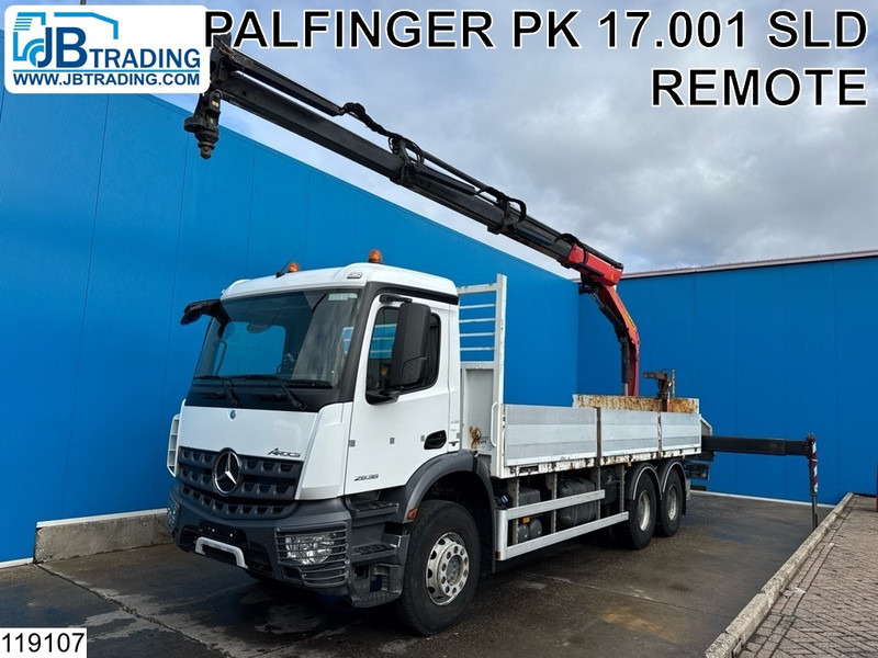 Mercedes-Benz Arocs 2636 6x4, EURO 6, Palfinger, Leaf suspension - Kamion s otvorenim sandukom, Kamion s kranom: slika Mercedes-Benz Arocs 2636 6x4, EURO 6, Palfinger, Leaf suspension - Kamion s otvorenim sandukom, Kamion s kranom Mercedes-Benz Arocs 2636 6x4, EURO 6, Palfinger, Leaf suspension - Kamion s otvorenim sandukom, Kamion s kranom: slika Mercedes-Benz Arocs 2636 6x4, EURO 6, Palfinger, Leaf suspension - Kamion s otvorenim sandukom, Kamion s kranom